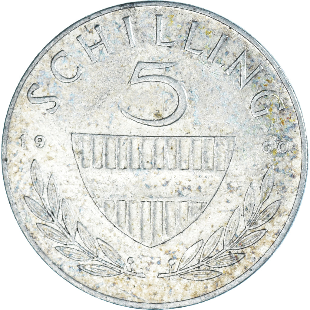 Monnaie, Autriche, 5 Schilling, 1960