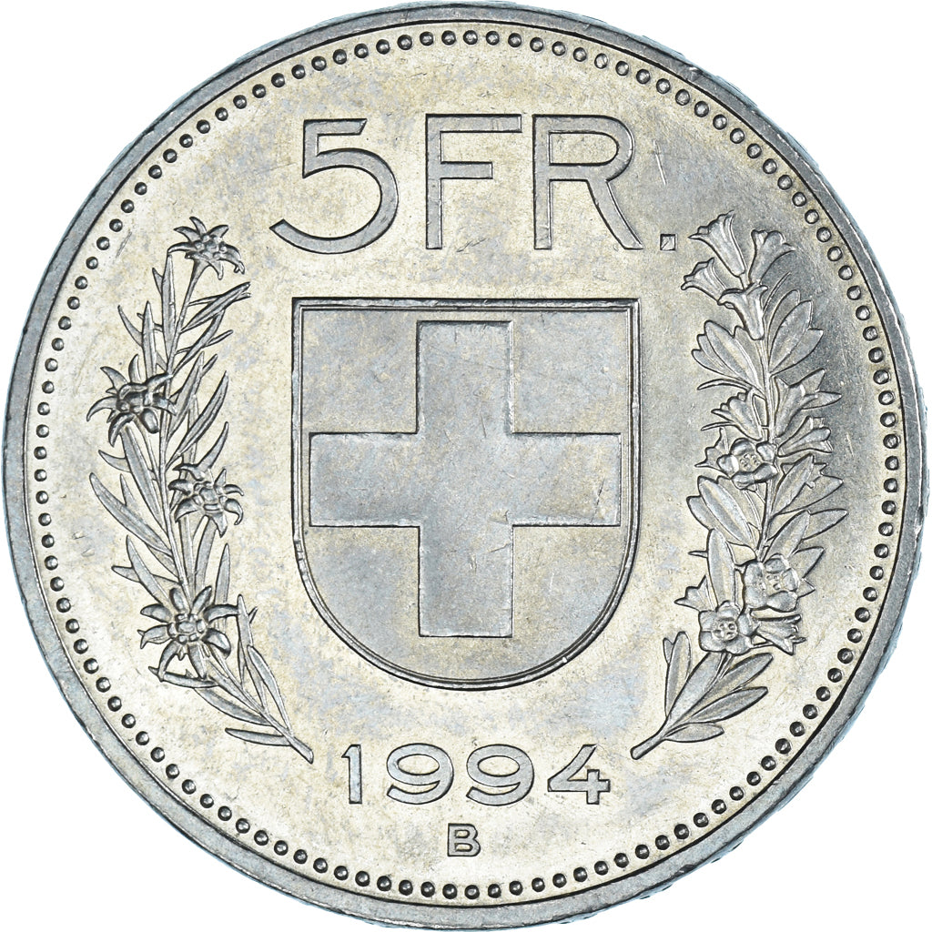 Moneta, Szwajcaria, 5 Francs, 1994
