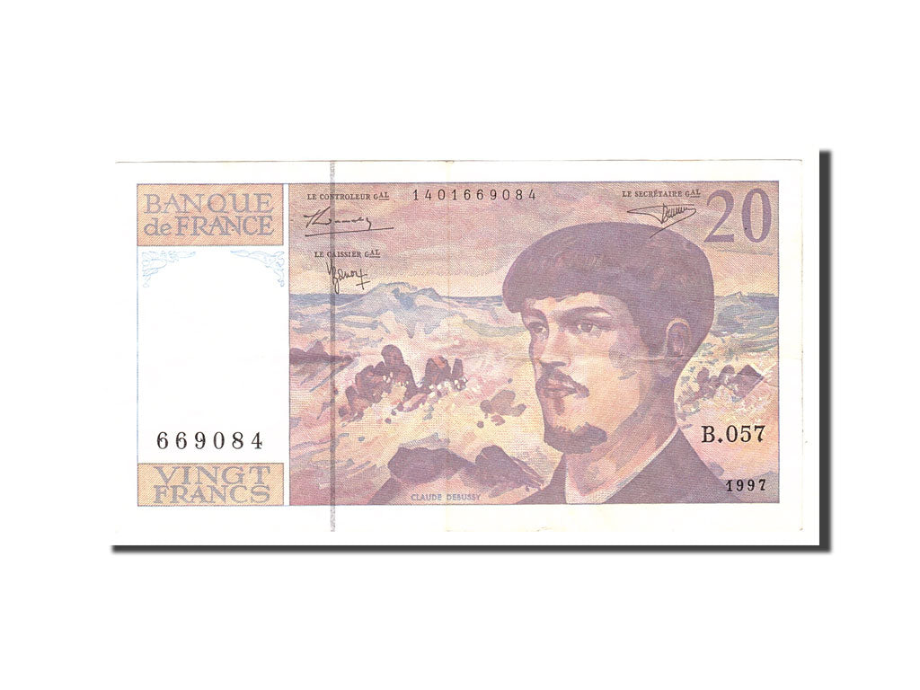 Biljet, Frankrijk, 20 Francs, 1997, Undated, TTB, Fayette:66 ter.2, KM:151i