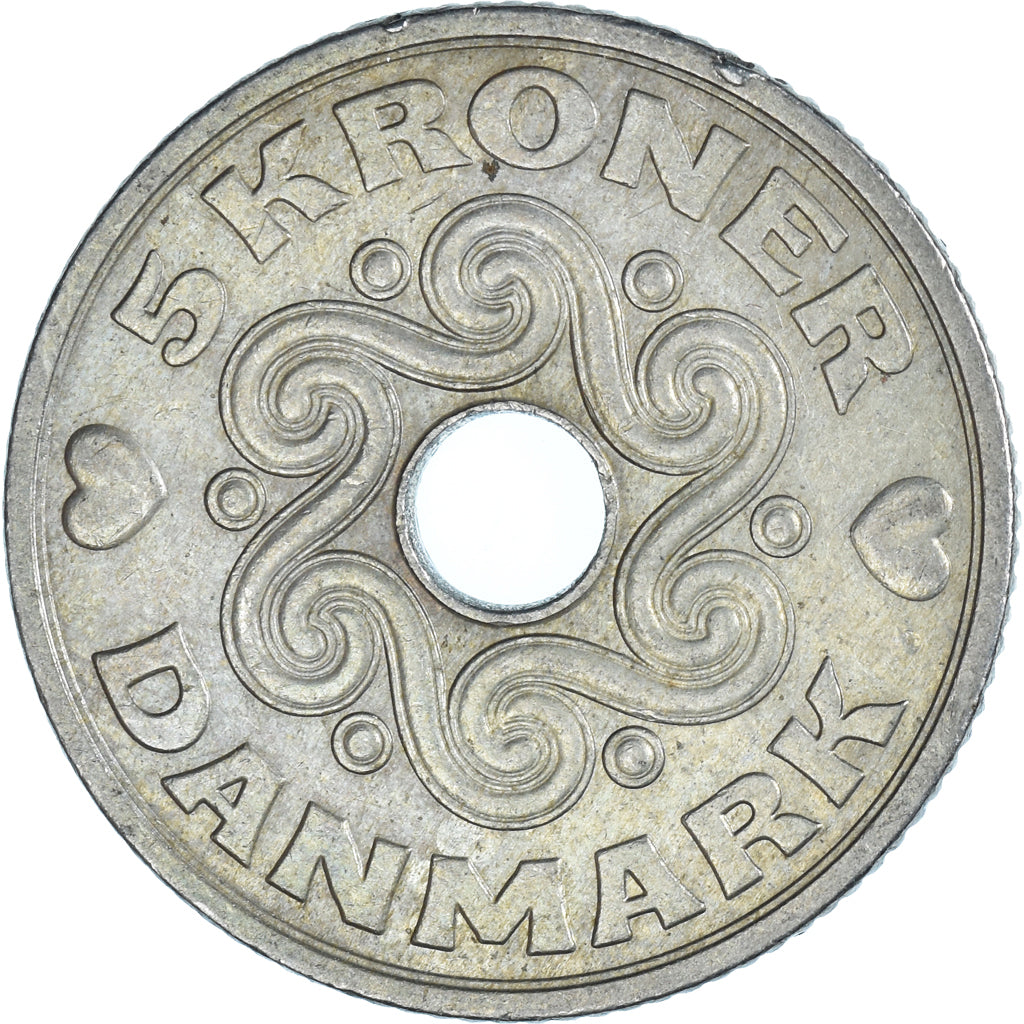Moneta, Dania, 5 Kroner, 1994