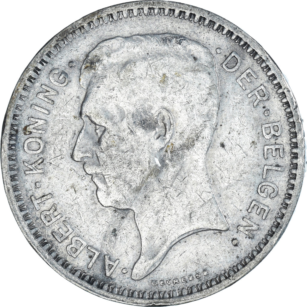 Coin, Belgium, 20 Francs, 20 Frank, 1934
