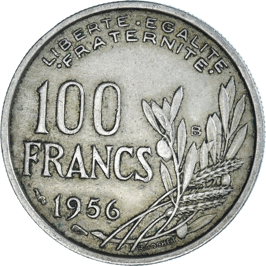 Coin, France, 100 Francs, 1956