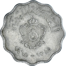 Monnaie, Libye, 50 Milliemes, 1965