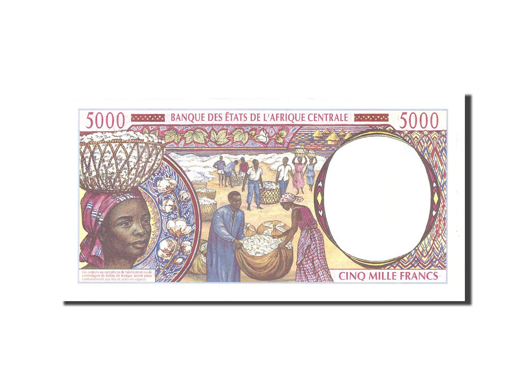 Banknote, Central African States, 5000 Francs, 1995, Undated, KM:204Eb