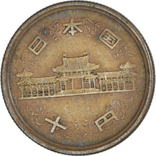 Monnaie, Japon, 10 Yen, 1954