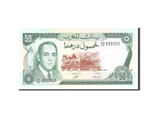 Marocco, 50 Dirhams, 1985, KM:58b, Undated, FDS