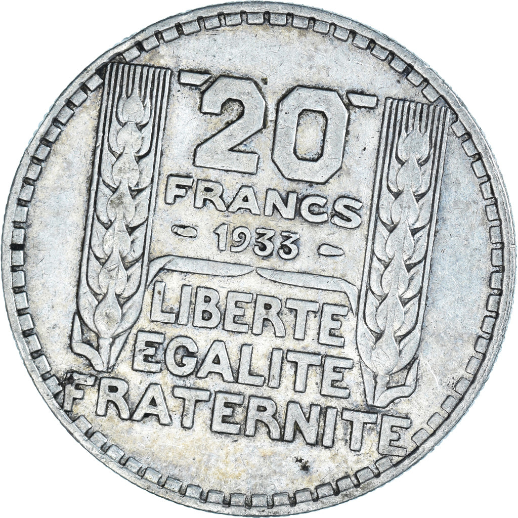 Coin, France, 20 Francs, 1933