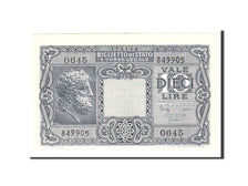 Italy, 10 Lire, 1944, KM:32c, 1944-11-23, UNC(63)