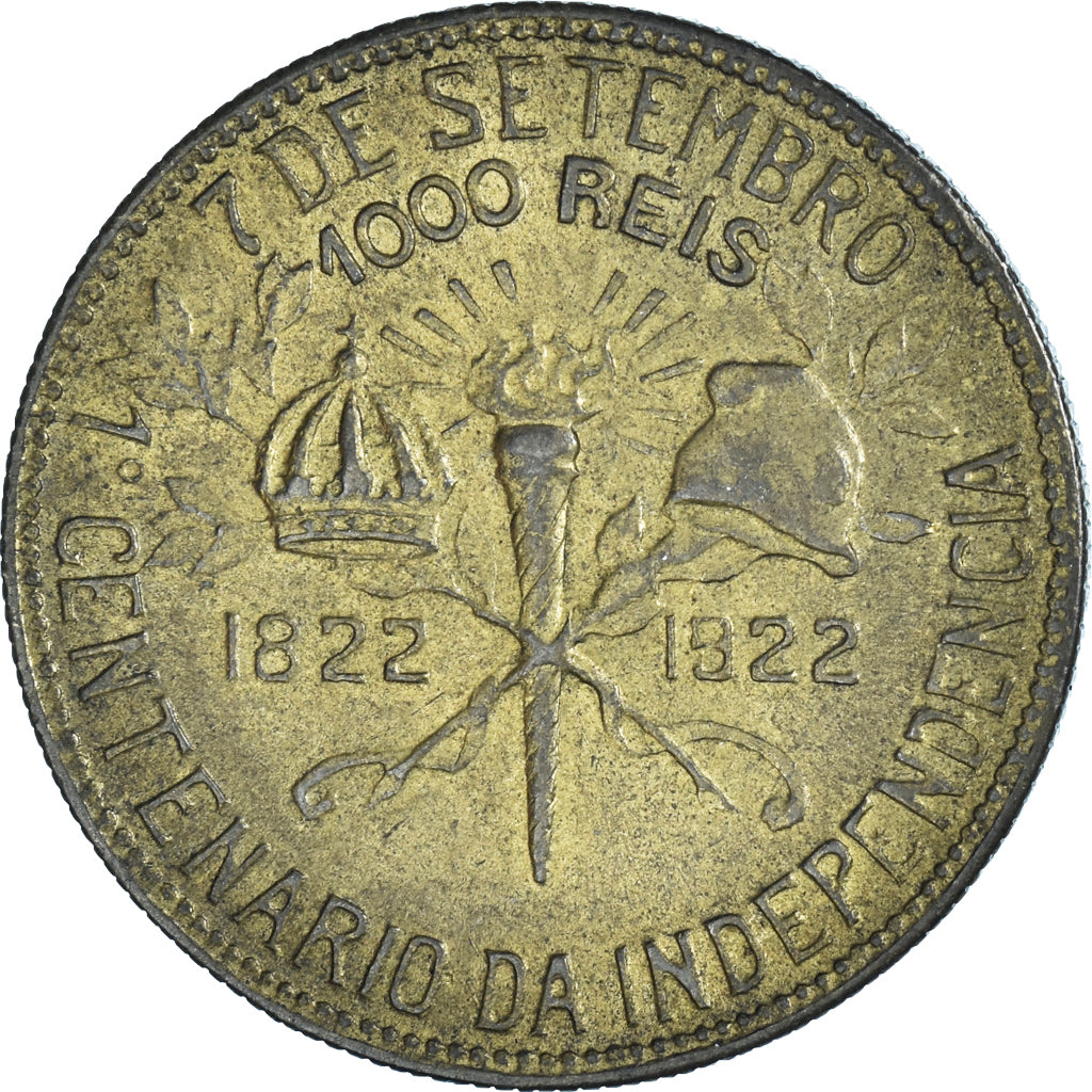 Coin, Brazil, 1000 Reis, 1922