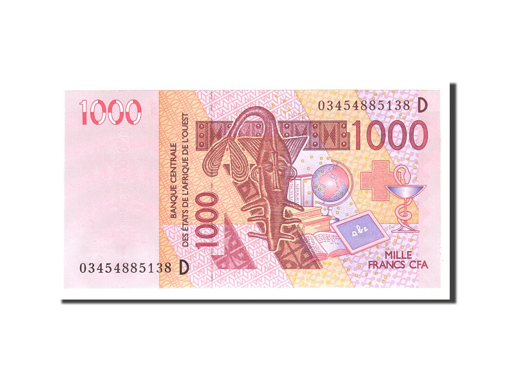 Banknote, West African States, 1000 Francs, 2003, Undated, KM:115Aa, UNC(65-70)