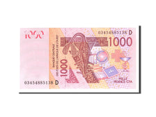Biljet, West Afrikaanse Staten, 1000 Francs, 2003, Undated, KM:115Aa, NIEUW
