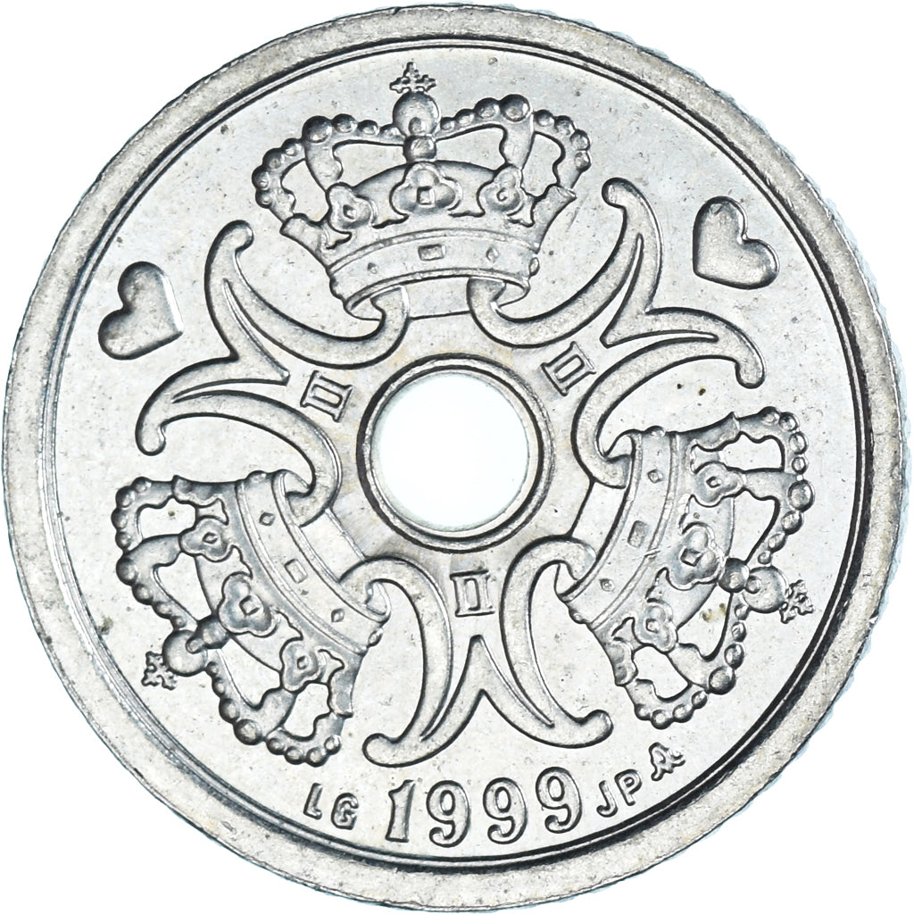 Munten, Denemarken, Krone, 1999