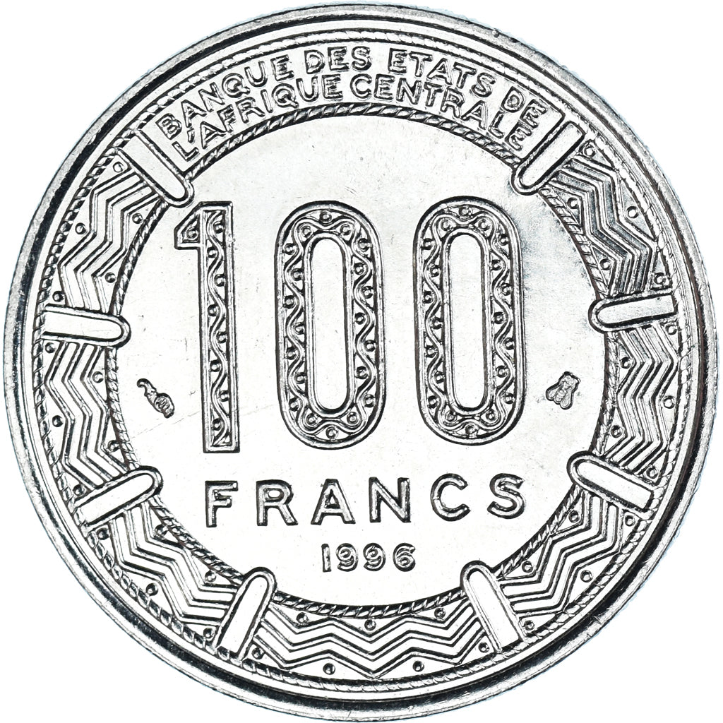 Coin, Central African Republic, 100 Francs, 1996