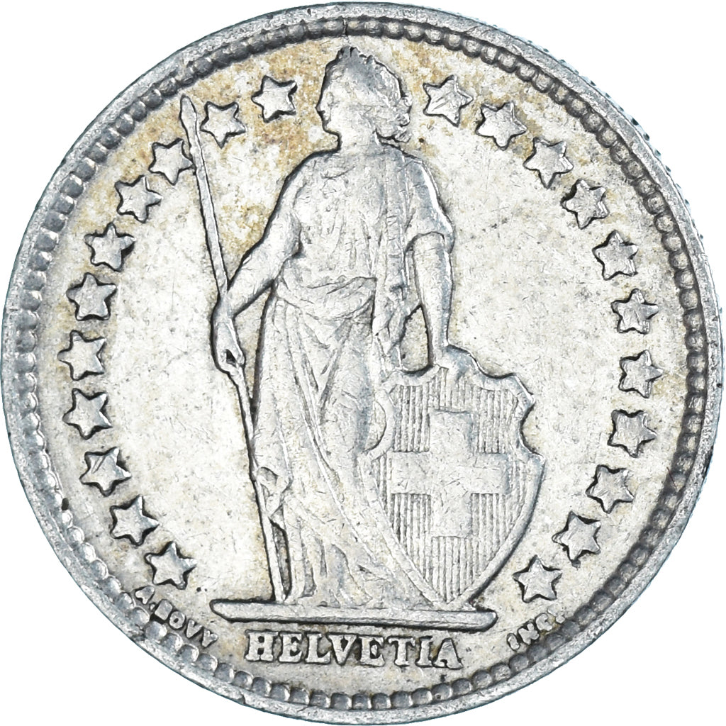 Moneta, Szwajcaria, 1/2 Franc, 1929
