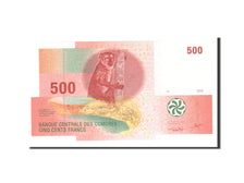 Comoros, 500 Francs, 2006, KM:15, Undated, UNC(65-70)
