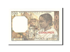 Banknote, Comoros, 100 Francs, 1960, Undated, KM:3a, UNC(65-70)