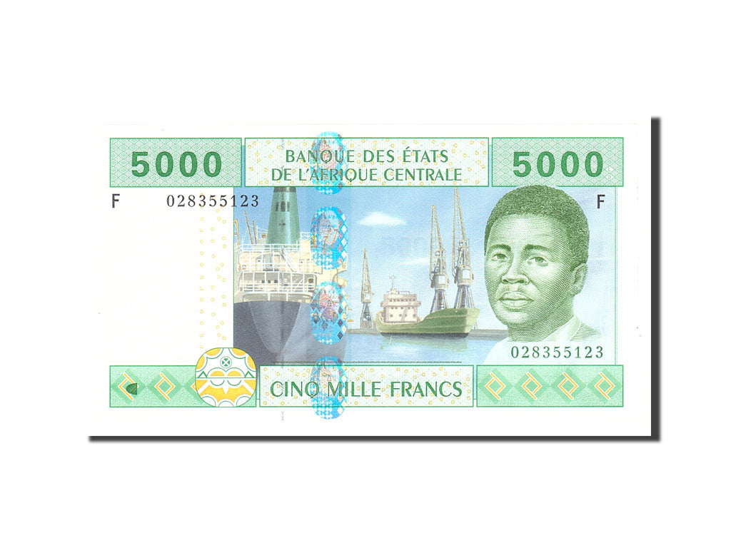 Banknote, Central African States, 5000 Francs, 2002, Undated, KM:509F