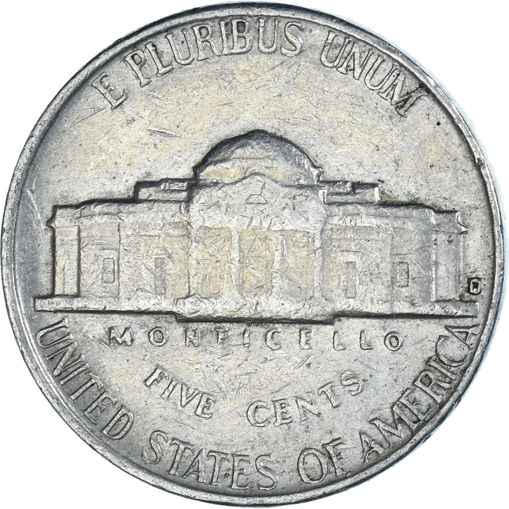 Moeda, Estados Unidos da América, 5 Cents, 1963