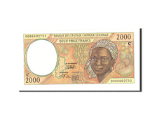 Billet, États de l'Afrique centrale, 2000 Francs, 2000, Undated, KM:103Cg, NEUF