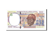Banknote, Central African States, 5000 Francs, 2000, Undated, KM:609C