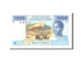 Biljet, Staten van Centraal Afrika, 1000 Francs, 2002, Undated, KM:107T, NIEUW