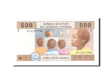 Banknote, Central African States, 500 Francs, 2002, Undated, KM:106T, UNC(65-70)