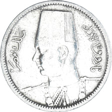 Coin, Egypt, 2 Piastres, 1937