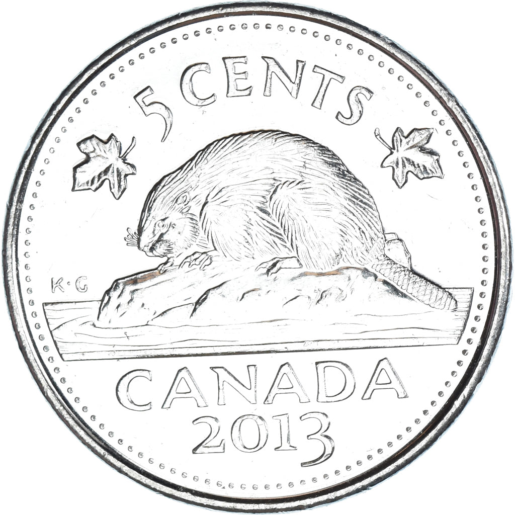 Moeda, Canadá, 5 Cents, 2013