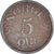 Moneta, Norwegia, 5 Öre, 1955