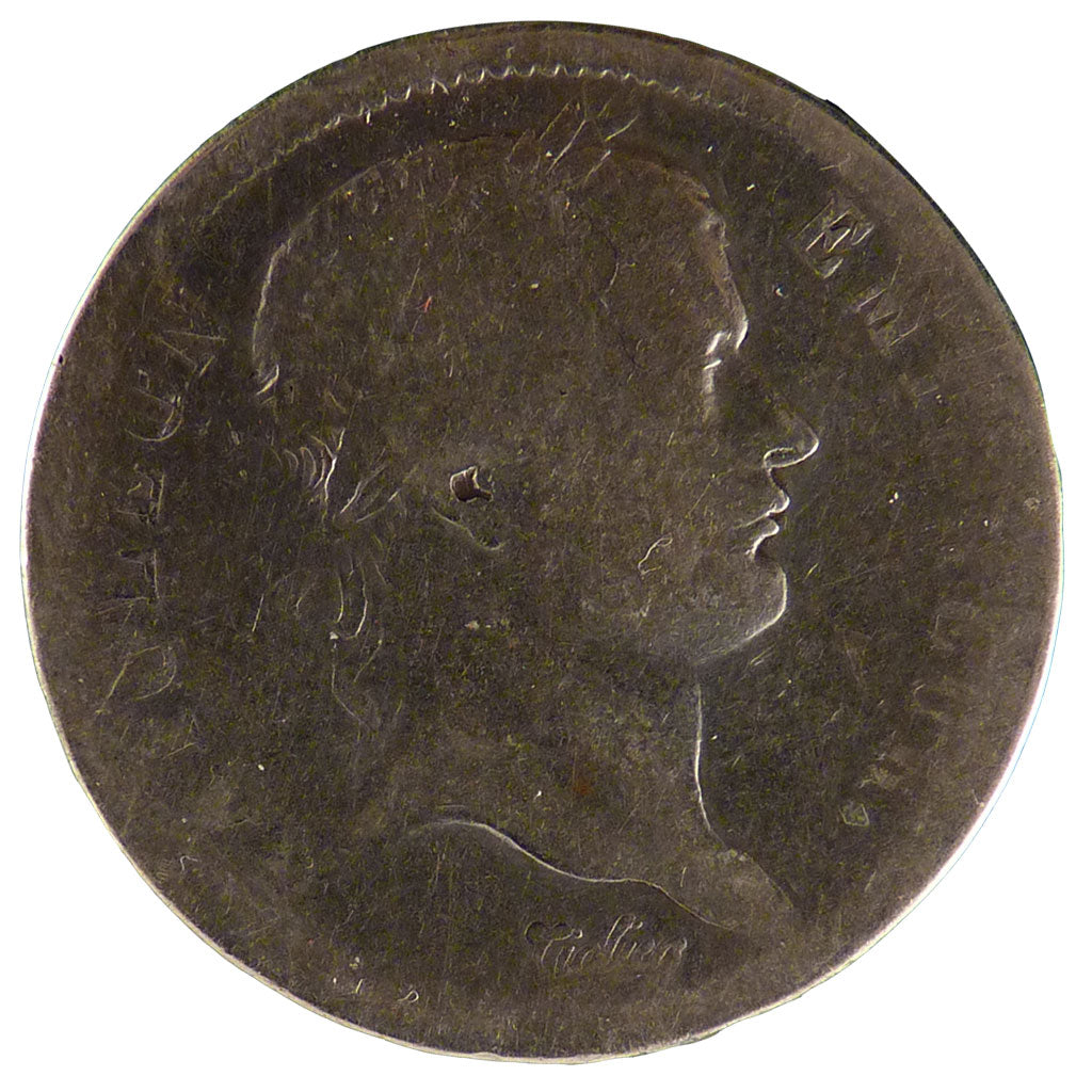 FRANCE, Napoléon I, 2 Francs, 1810, Paris, VG(8-10), Silver, Gadoury #501, 9.30