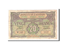 Algeria, 20 Francs, 1948, KM:103, 1948-06-04, VF(20-25)