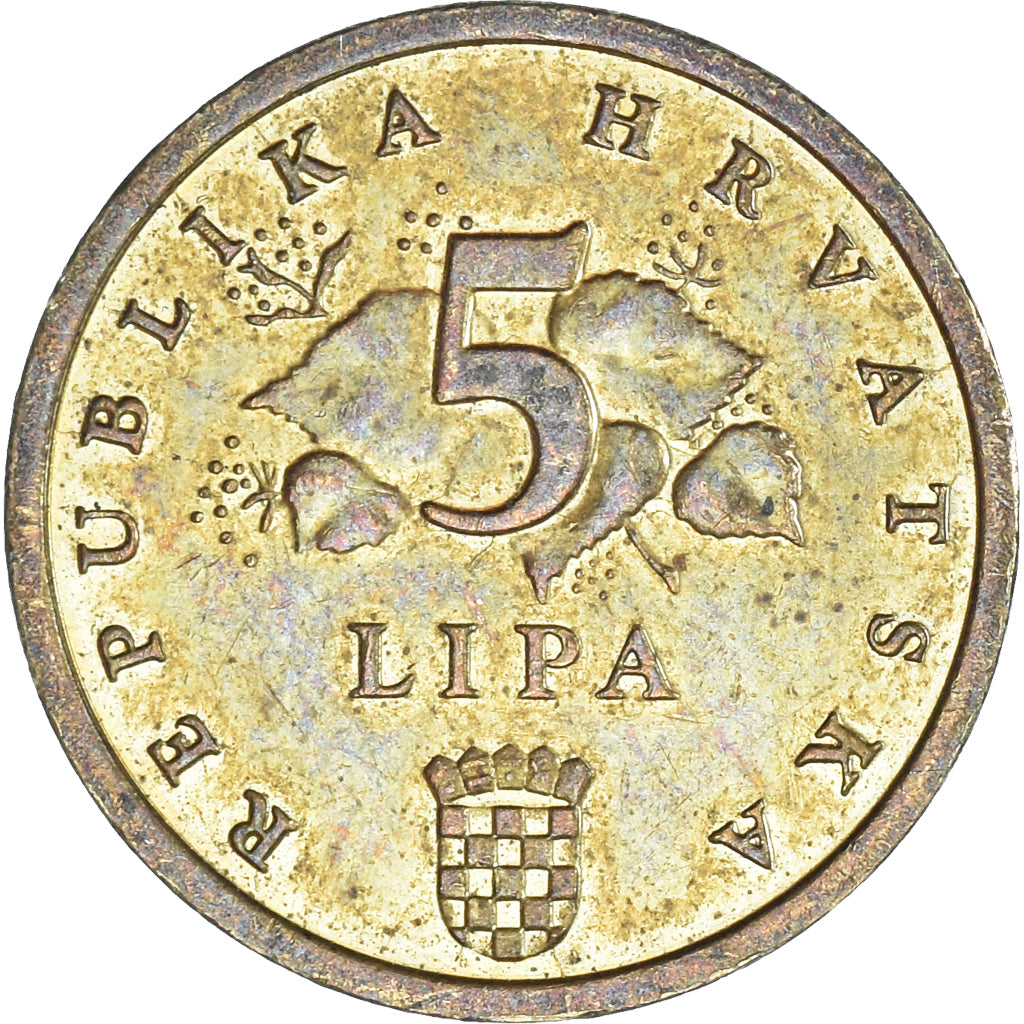 Moneta, Chorwacja, 5 Lipa, 2010