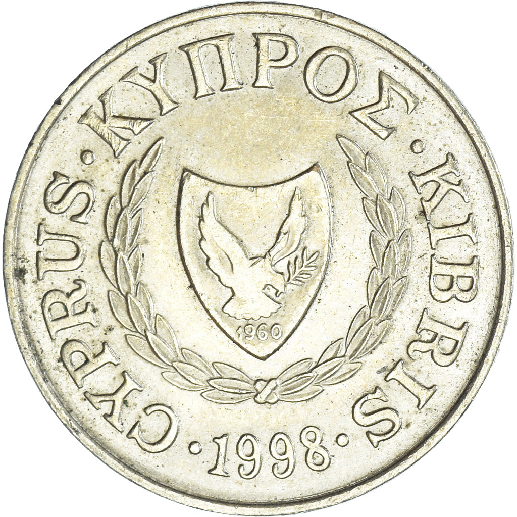 Coin, Cyprus, 5 Cents, 1998