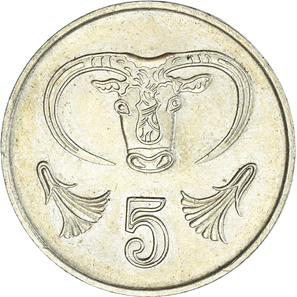 Coin, Cyprus, 5 Cents, 1998