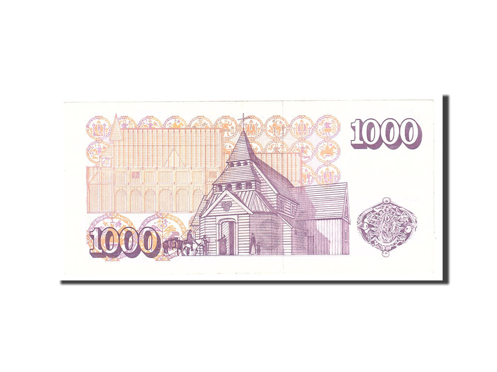 Islanda, 1000 Kronur, 1986, KM:56a, Undated, BB