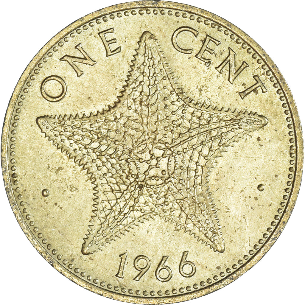Moeda, Baamas, Cent, 1966