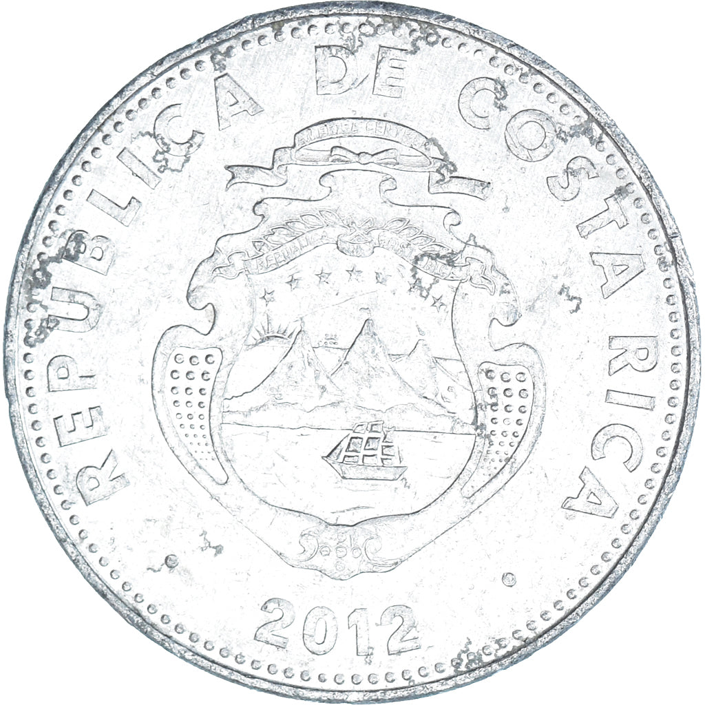 Münze, Costa Rica, 5 Colones, 2012