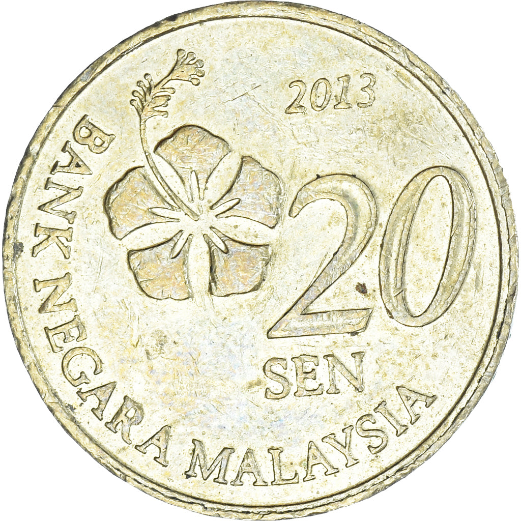 Monnaie, Malaysie, 20 Sen, 2013