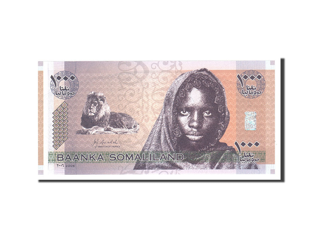 Banknote, Somaliland, 1000 Shillings, 2006, Undated, KM:CS1a, UNC(65-70)