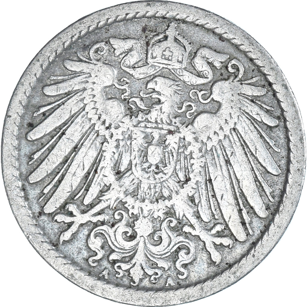 Moneda, Alemania, 5 Pfennig, 1905