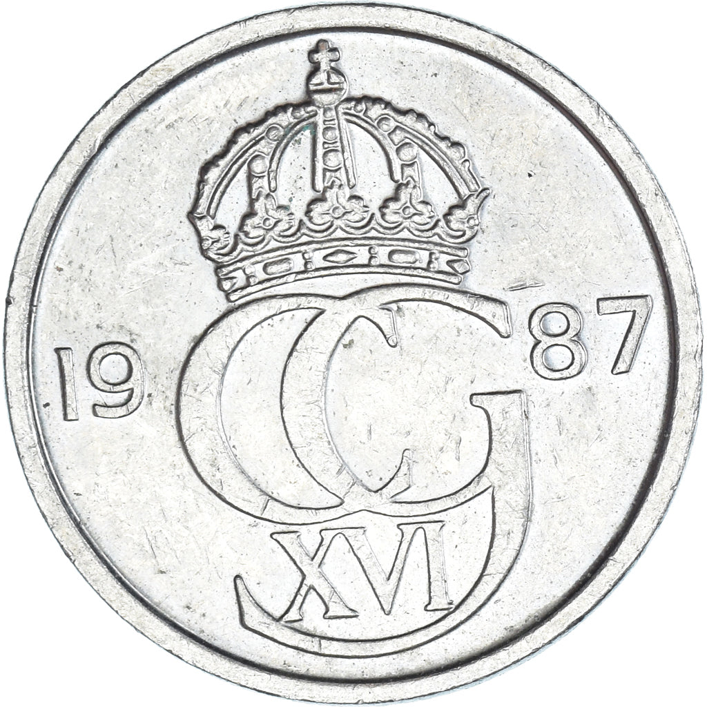 Monnaie, Suède, 50 Öre, 1987