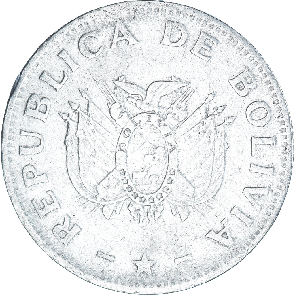 Monnaie, Bolivie, 50 Centavos, 1995