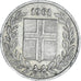 Moneda, Islandia, 25 Aurar, 1961
