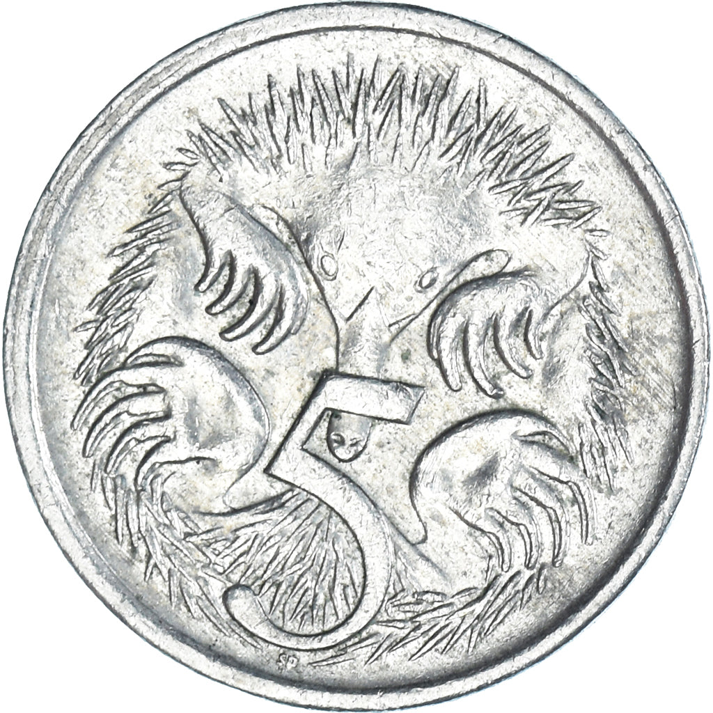 Coin, Australia, 5 Cents, 1988