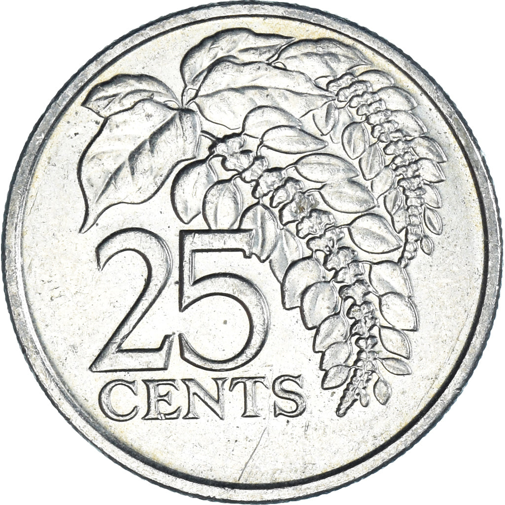Monnaie, Trinité-et-Tobago, 25 Cents, 2008