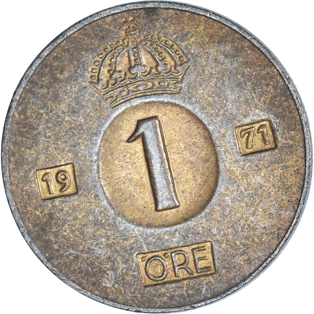 Coin, Sweden, Ore, 1971