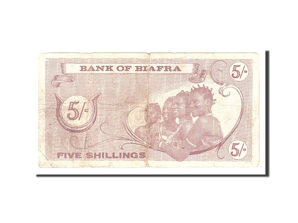 Biafra, 5 Shillings, 1967, KM:1, Undated, VF(30-35)