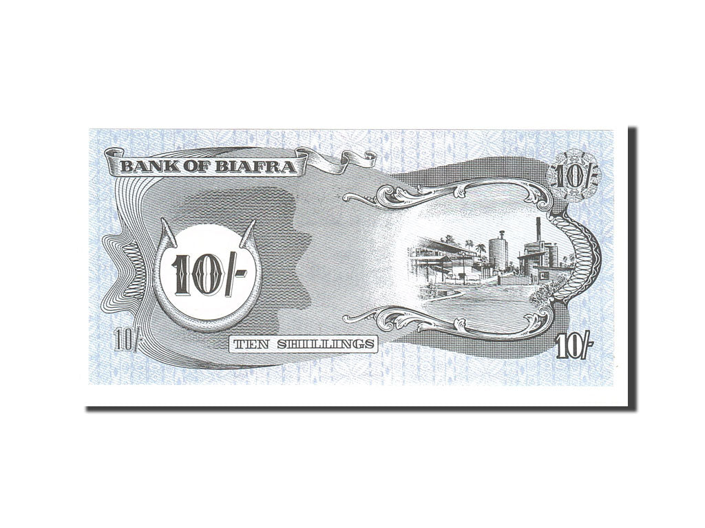 Banknote, Biafra, 10 Shillings, 1968, Undated, KM:4, UNC(65-70)