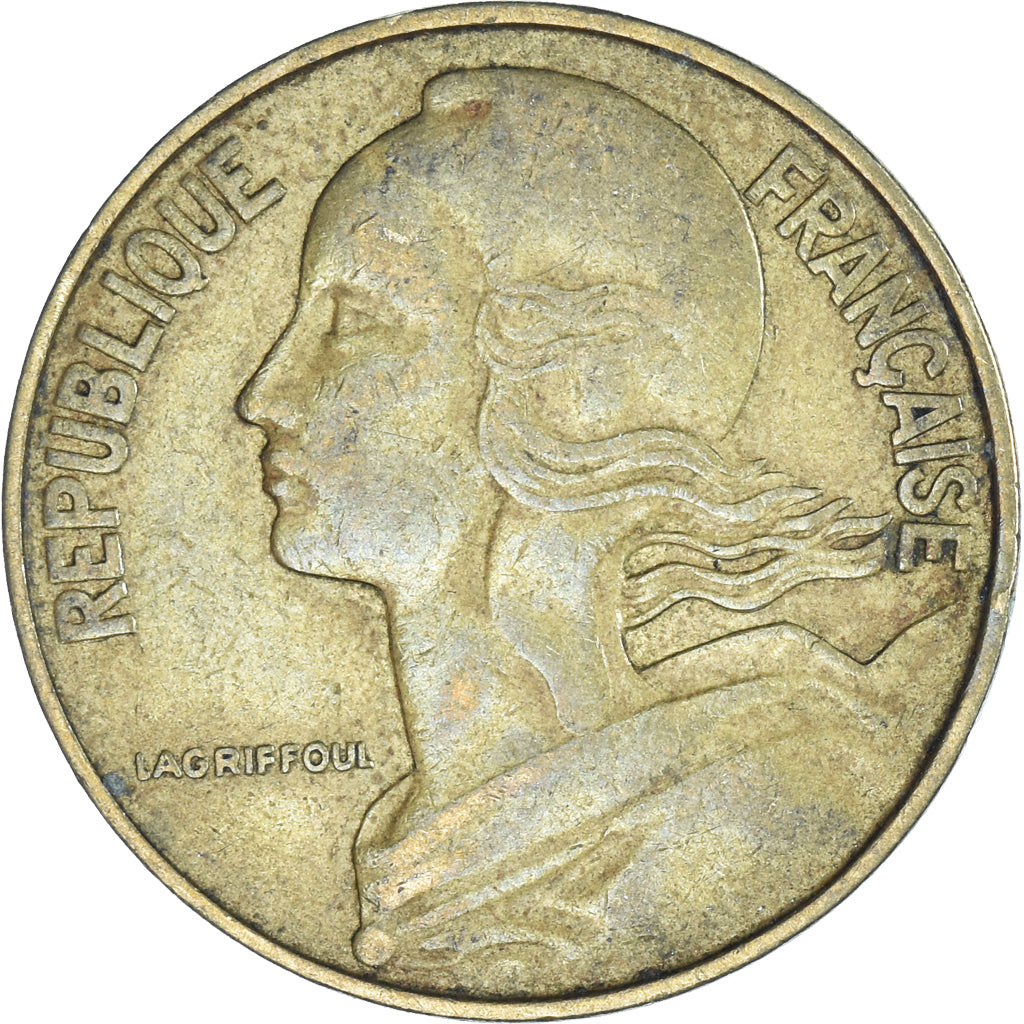 Coin, France, 20 Centimes, 1965
