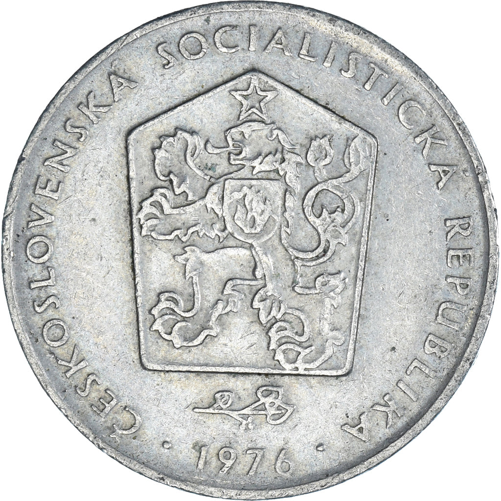 Moneda, Checoslovaquia, 2 Koruny, 1976
